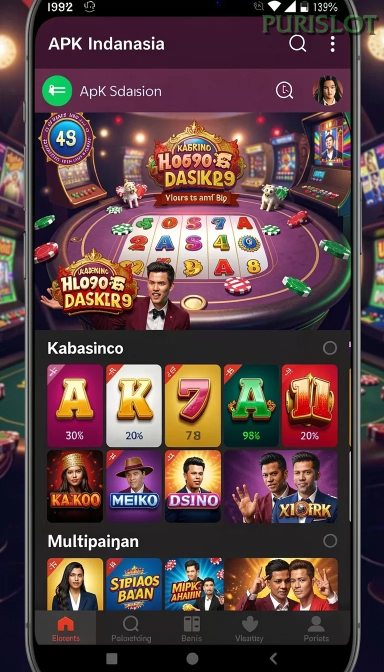 Cuplikan layar PETI4D — aktivitas