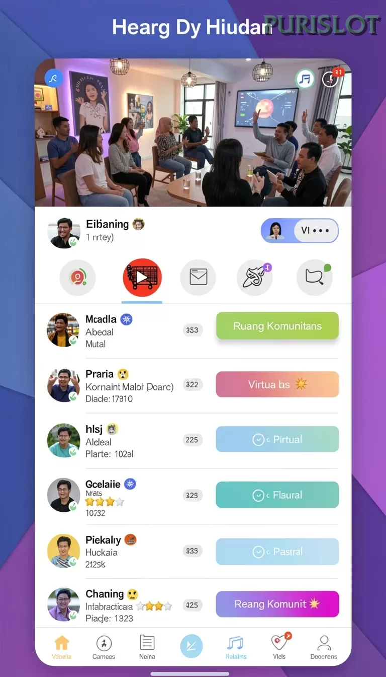 Cuplikan layar F7F7 — aktivitas